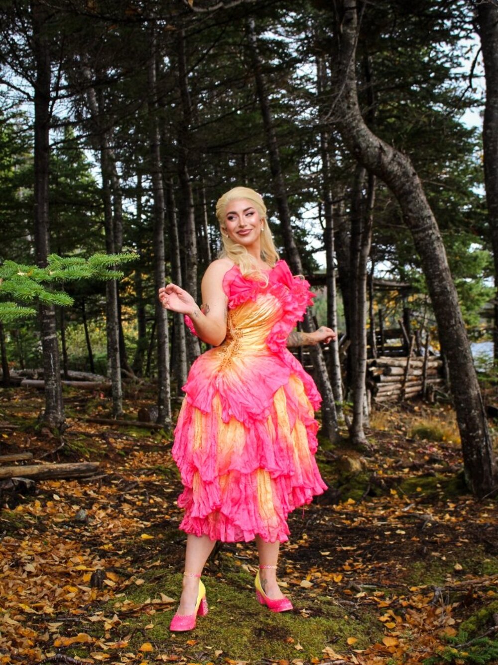 Glinda Gradient Dress from Oz Dust Ball - Picture 2 of 5